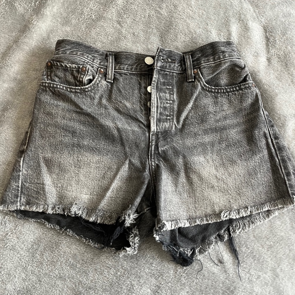 Levi's Black Wedgie Shorts